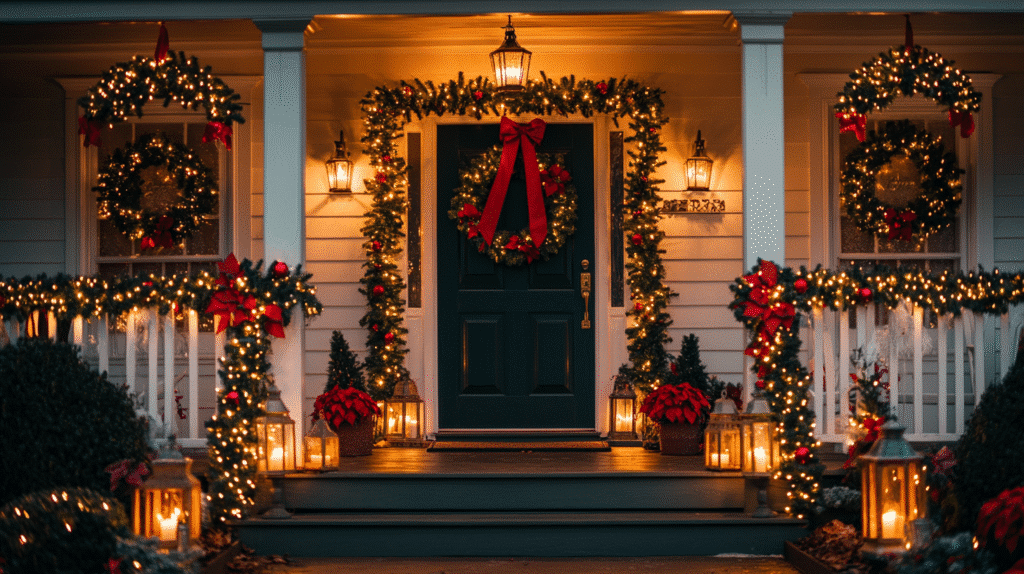 christmas porch decor