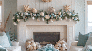 fireplace Christmas decorations