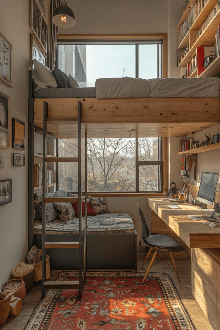 24 Loft Beds for Small Rooms That Add Fun And Function Together 15 24 Loft Beds for Small Rooms That Add Fun And Function Together