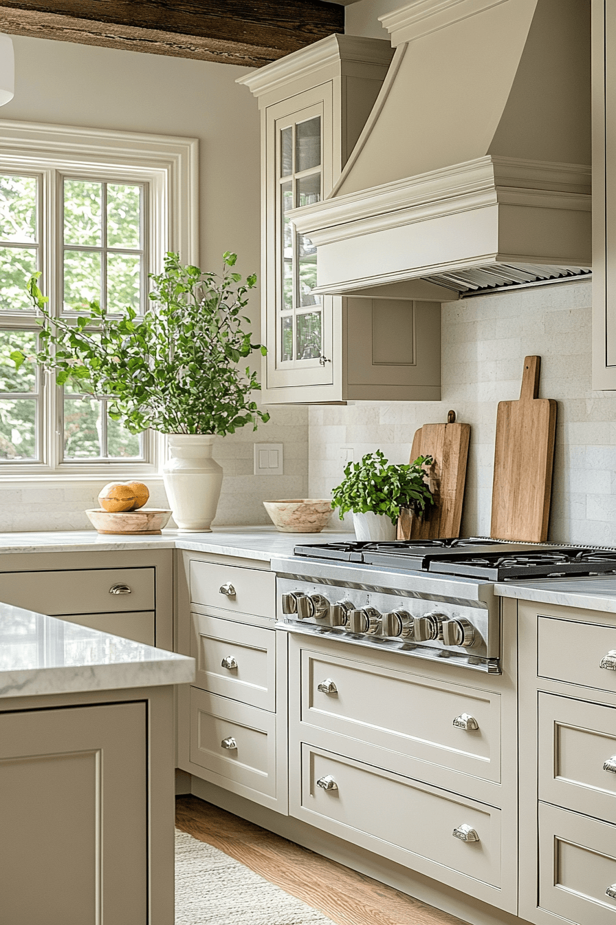 24 Neutral Kitchen Cabinets That Create A Soft Happy Home Vibe 16 24 Neutral Kitchen Cabinets That Create A Soft Happy Home Vibe