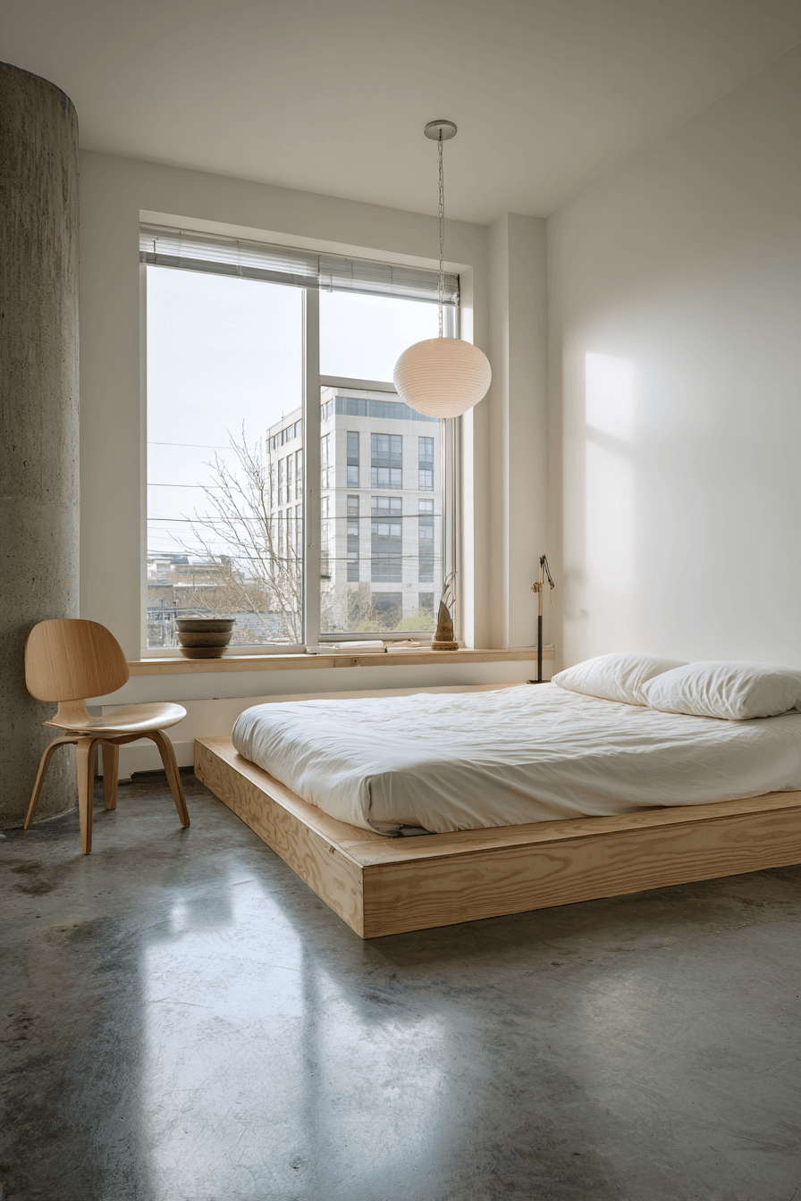 24 Minimalistic Bedroom Ideas That Make Calm Living Effortless 8 24 Minimalistic Bedroom Ideas That Make Calm Living Effortless