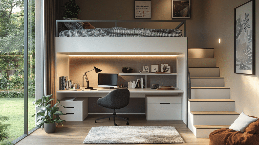 loft beds for small rooms