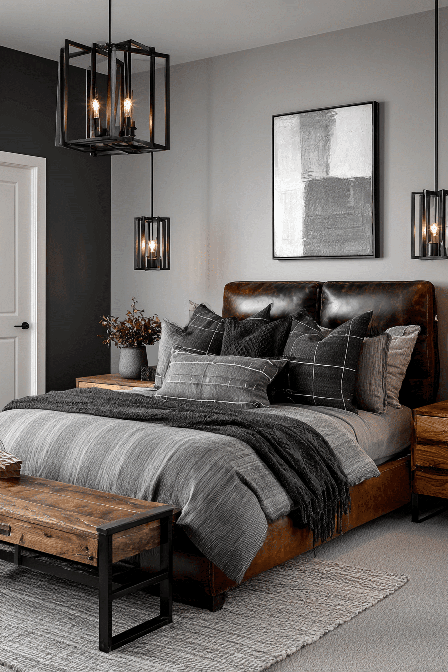 27 Dark Grey Bedroom Ideas That Wrap You in Moody Comfort 11 27 Dark Grey Bedroom Ideas That Wrap You in Moody Comfort