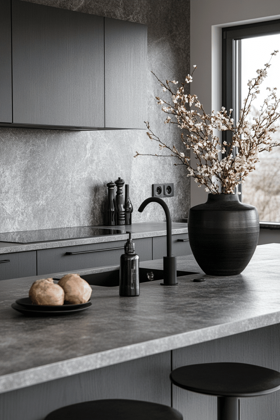 27 Gray Kitchen Cabinets That Outshine Every All-White Kitchen 11 27 Gray Kitchen Cabinets That Outshine Every All-White Kitchen