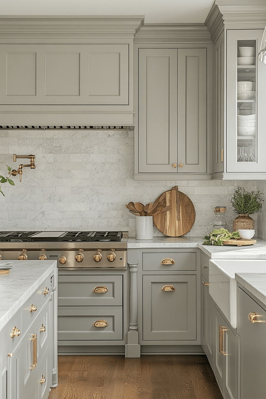 27 Gray Kitchen Cabinets That Outshine Every All-White Kitchen 12 27 Gray Kitchen Cabinets That Outshine Every All-White Kitchen