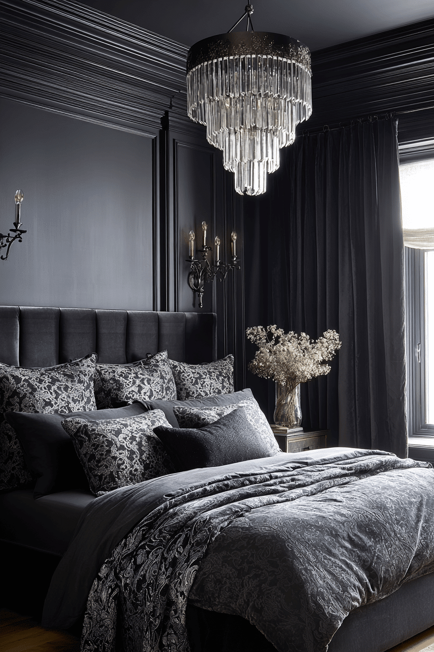 27 Dark Grey Bedroom Ideas That Wrap You in Moody Comfort 13 27 Dark Grey Bedroom Ideas That Wrap You in Moody Comfort