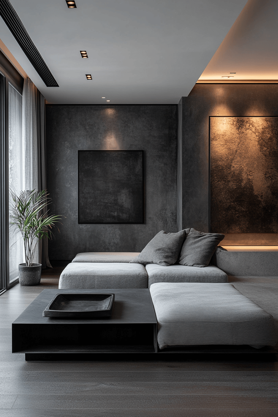 27 Dark Grey Living Room Ideas That Redefine Cozy Elegance 13 27 Dark Grey Living Room Ideas That Redefine Cozy Elegance