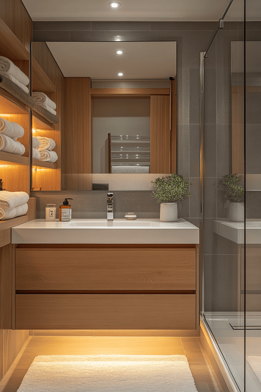 27 Dark Grey Bathroom Ideas That Feel Like Your Own Private Spa 13 27 Dark Grey Bathroom Ideas That Feel Like Your Own Private Spa