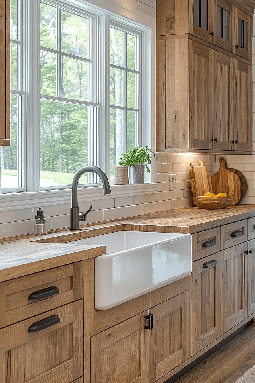 27 Hickory Kitchen Cabinet Ideas That Bring Bold Character And Lasting Beauty 14 27 Hickory Kitchen Cabinet Ideas That Bring Bold Character And Lasting Beauty