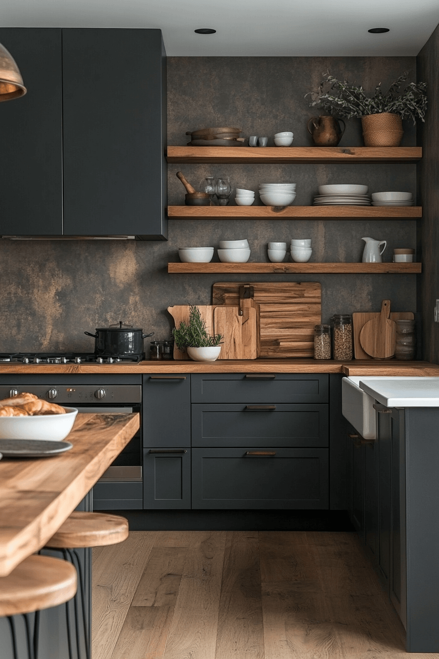 27 Dark Grey Kitchen Ideas That Are Unapologetically Bold 14 27 Dark Grey Kitchen Ideas That Are Unapologetically Bold