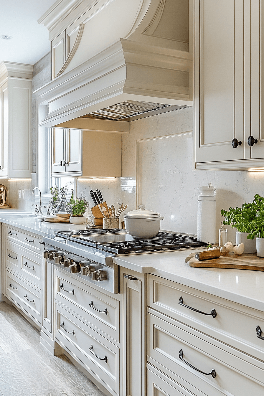 27 Antique White Kitchen Cabinet Ideas That Bring Timeless Elegance To Your Culinary Space 14 27 Antique White Kitchen Cabinet Ideas That Bring Timeless Elegance To Your Culinary Space