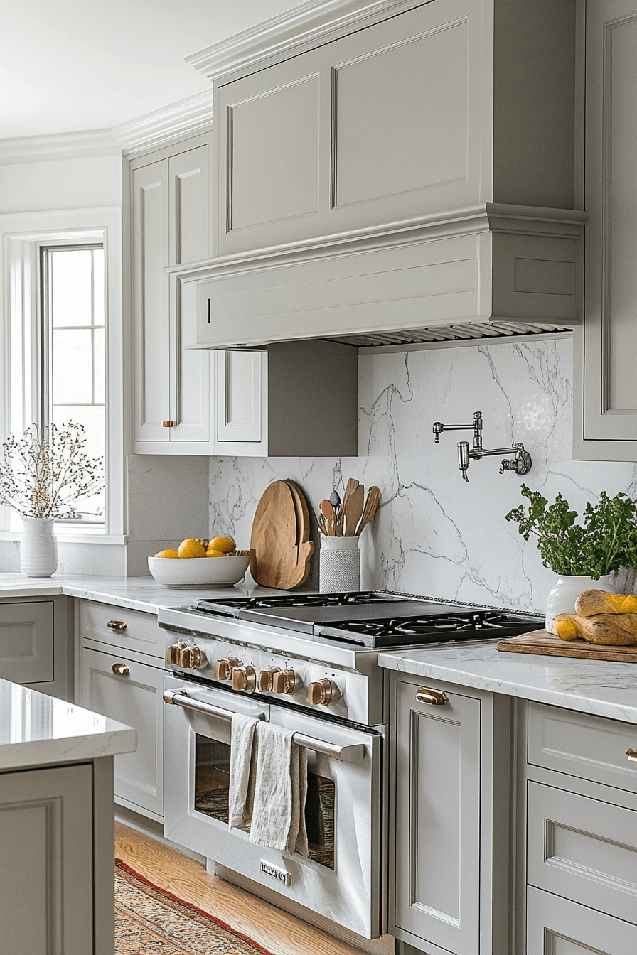 27 Gray Kitchen Cabinets That Outshine Every All-White Kitchen 14 27 Gray Kitchen Cabinets That Outshine Every All-White Kitchen