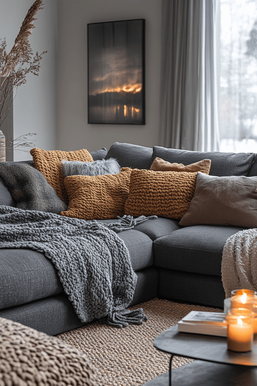 27 Dark Grey Couch Living Room Ideas That Define Quiet Luxury 14 27 Dark Grey Couch Living Room Ideas That Define Quiet Luxury