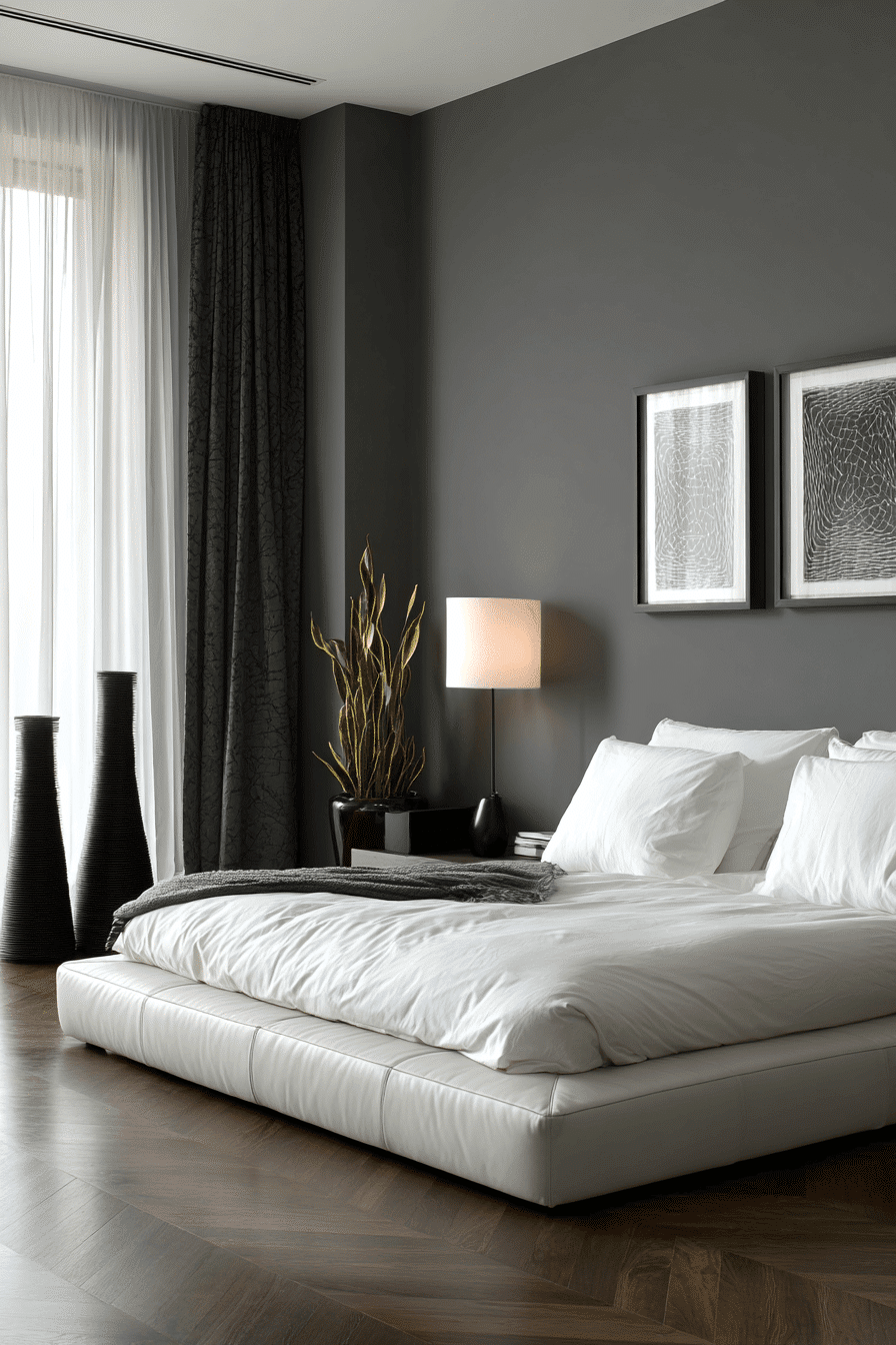27 Dark Grey Bedroom Ideas That Wrap You in Moody Comfort 15 27 Dark Grey Bedroom Ideas That Wrap You in Moody Comfort