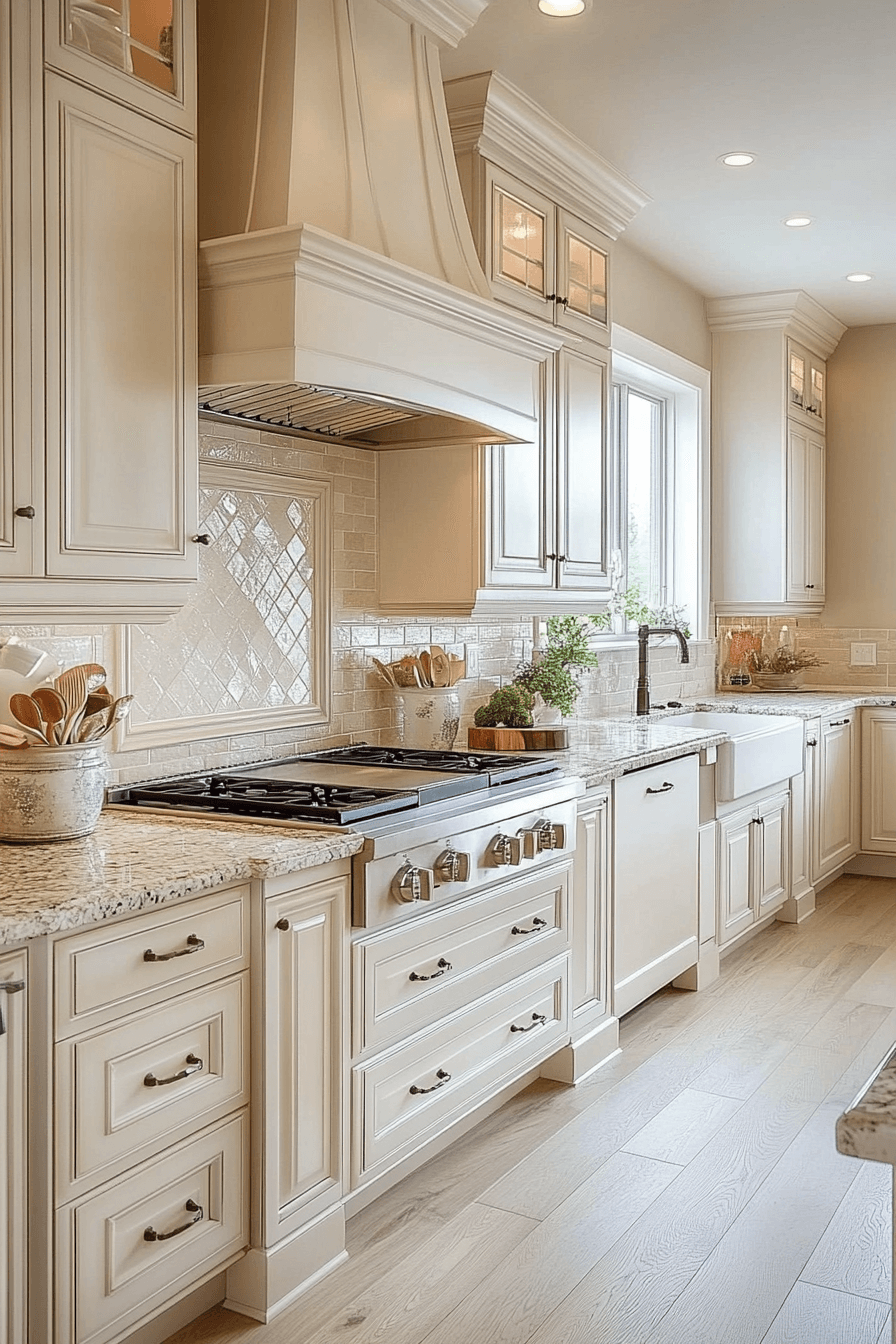 27 Off White Kitchen Cabinet Ideas That Create Warm, Timeless Elegance 15 27 Off White Kitchen Cabinet Ideas That Create Warm, Timeless Elegance
