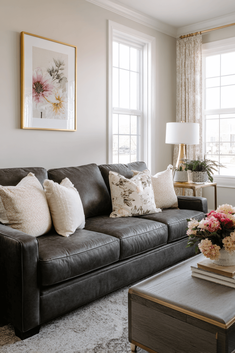 27 Charcoal Couch Living Room Ideas That Create Sophisticated Depth And Timeless Style 15 27 Charcoal Couch Living Room Ideas That Create Sophisticated Depth And Timeless Style