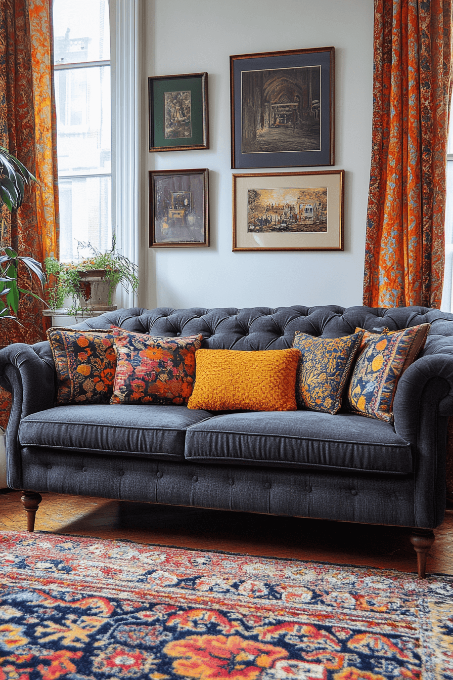 27 Dark Grey Sofa Living Room Ideas You Need to See 16 27 Dark Grey Sofa Living Room Ideas You Need to See