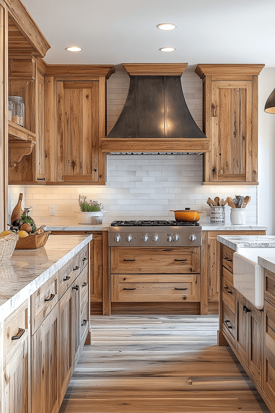 27 Hickory Kitchen Cabinet Ideas That Bring Bold Character And Lasting Beauty 17 27 Hickory Kitchen Cabinet Ideas That Bring Bold Character And Lasting Beauty