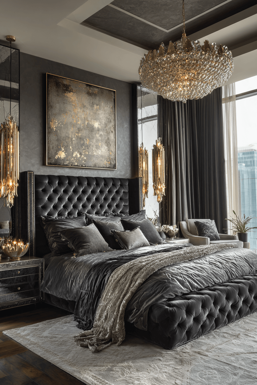 27 Dark Grey Bedroom Ideas That Wrap You in Moody Comfort 17 27 Dark Grey Bedroom Ideas That Wrap You in Moody Comfort