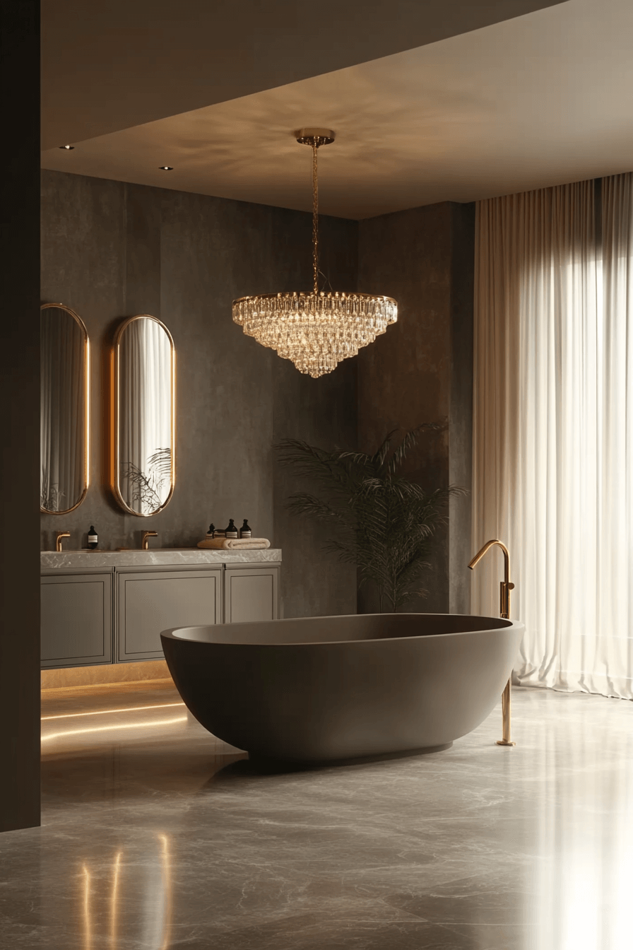 27 Dark Grey Bathroom Ideas That Feel Like Your Own Private Spa 18 27 Dark Grey Bathroom Ideas That Feel Like Your Own Private Spa