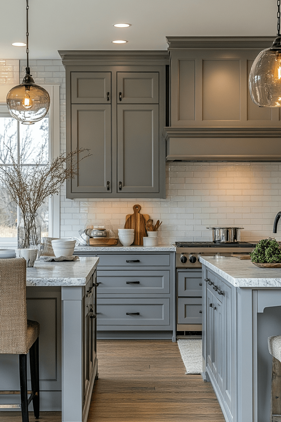 27 Gray Kitchen Cabinets That Outshine Every All-White Kitchen 19 27 Gray Kitchen Cabinets That Outshine Every All-White Kitchen