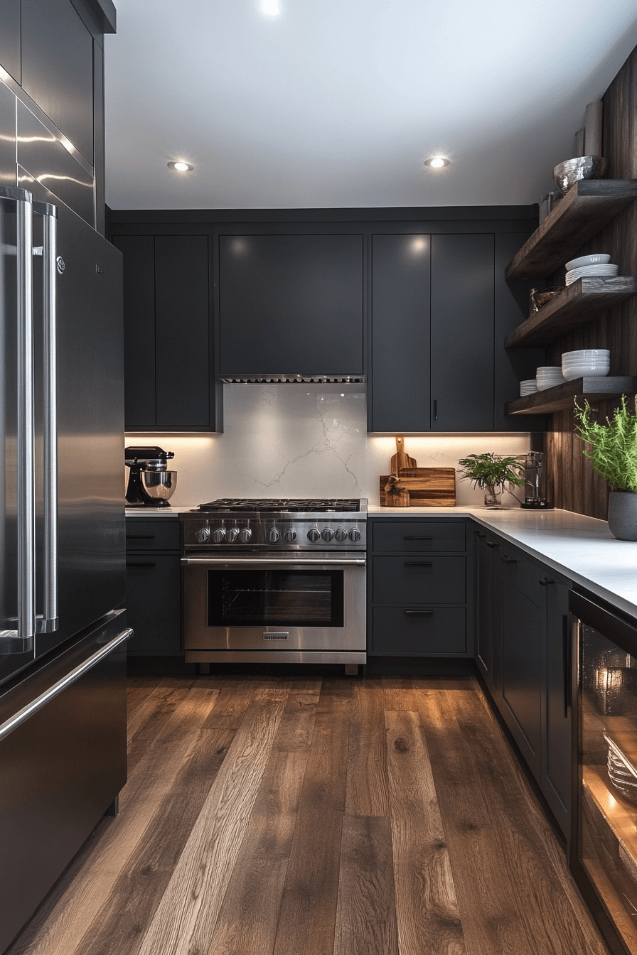 27 Dark Grey Kitchen Ideas That Are Unapologetically Bold 20 27 Dark Grey Kitchen Ideas That Are Unapologetically Bold