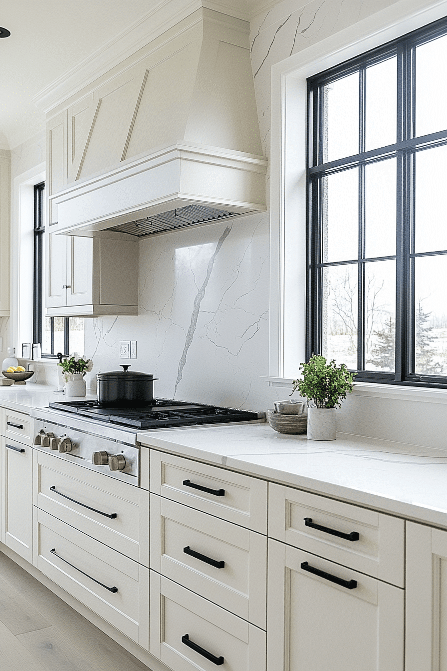 27 Off White Kitchen Cabinet Ideas That Create Warm, Timeless Elegance 21 27 Off White Kitchen Cabinet Ideas That Create Warm, Timeless Elegance