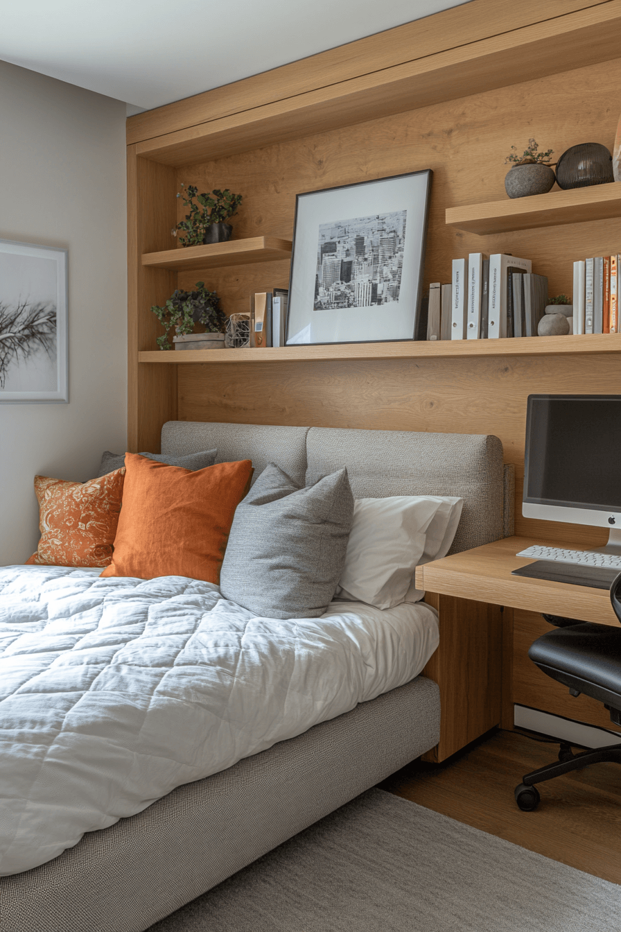 27 Small Guest Room Ideas That Guarantee Five-Star Reviews from Visitors 22 27 Small Guest Room Ideas That Guarantee Five-Star Reviews from Visitors