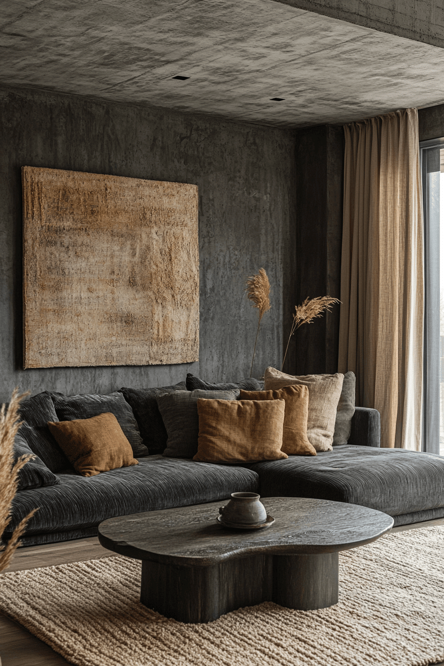 27 Dark Grey Living Room Ideas That Redefine Cozy Elegance 22 27 Dark Grey Living Room Ideas That Redefine Cozy Elegance