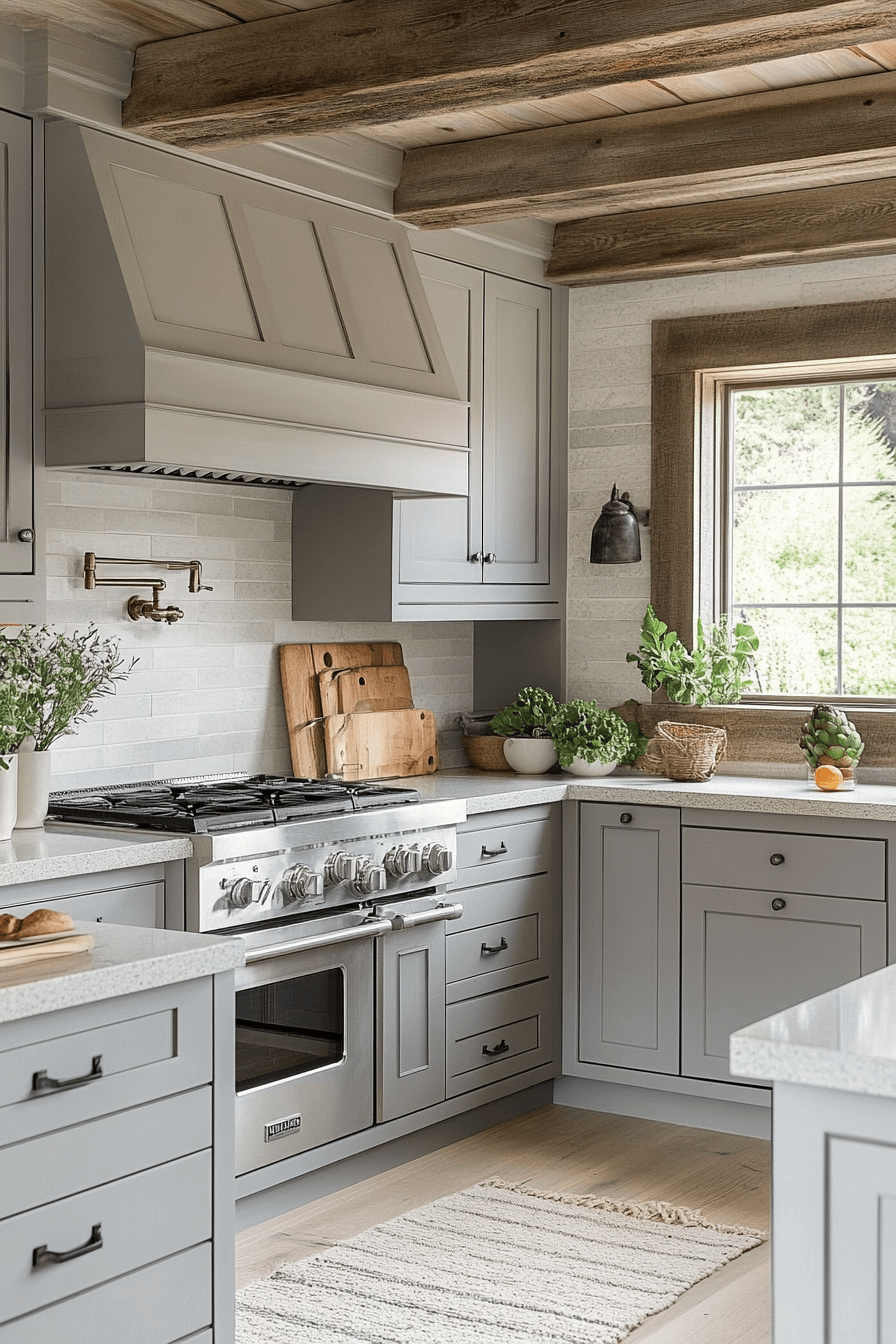 27 Gray Kitchen Cabinets That Outshine Every All-White Kitchen 23 27 Gray Kitchen Cabinets That Outshine Every All-White Kitchen