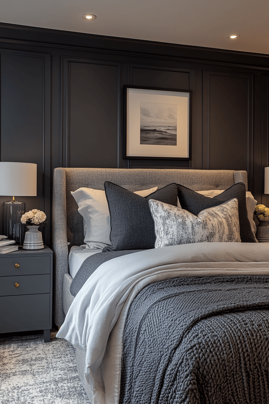 27 Dark Grey Bedroom Ideas That Wrap You in Moody Comfort 23 27 Dark Grey Bedroom Ideas That Wrap You in Moody Comfort