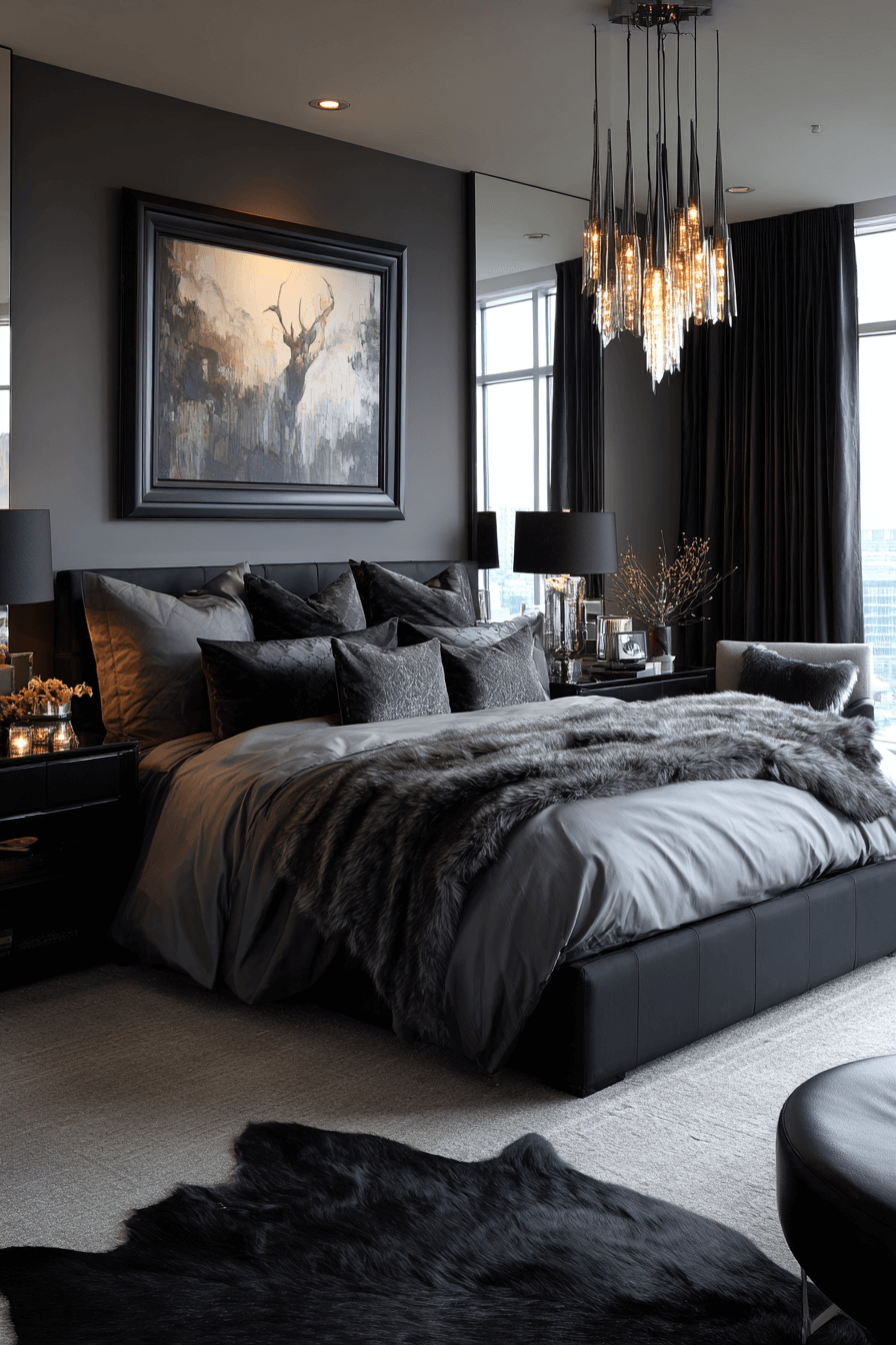 27 Dark Grey Bedroom Ideas That Wrap You in Moody Comfort 24 27 Dark Grey Bedroom Ideas That Wrap You in Moody Comfort