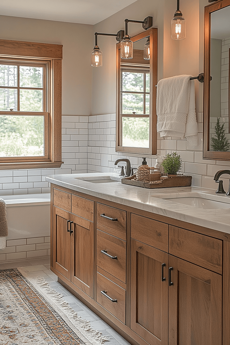 27 Double Sink Bathroom Vanity Ideas That Elevate Your Daily Routine 24 27 Double Sink Bathroom Vanity Ideas That Elevate Your Daily Routine