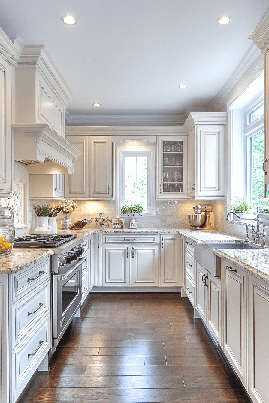 27 Antique White Kitchen Cabinet Ideas That Bring Timeless Elegance To Your Culinary Space 25 27 Antique White Kitchen Cabinet Ideas That Bring Timeless Elegance To Your Culinary Space
