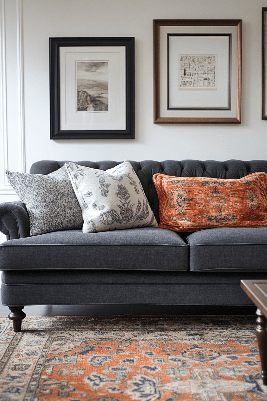 27 Dark Grey Sofa Living Room Ideas You Need to See 25 27 Dark Grey Sofa Living Room Ideas You Need to See