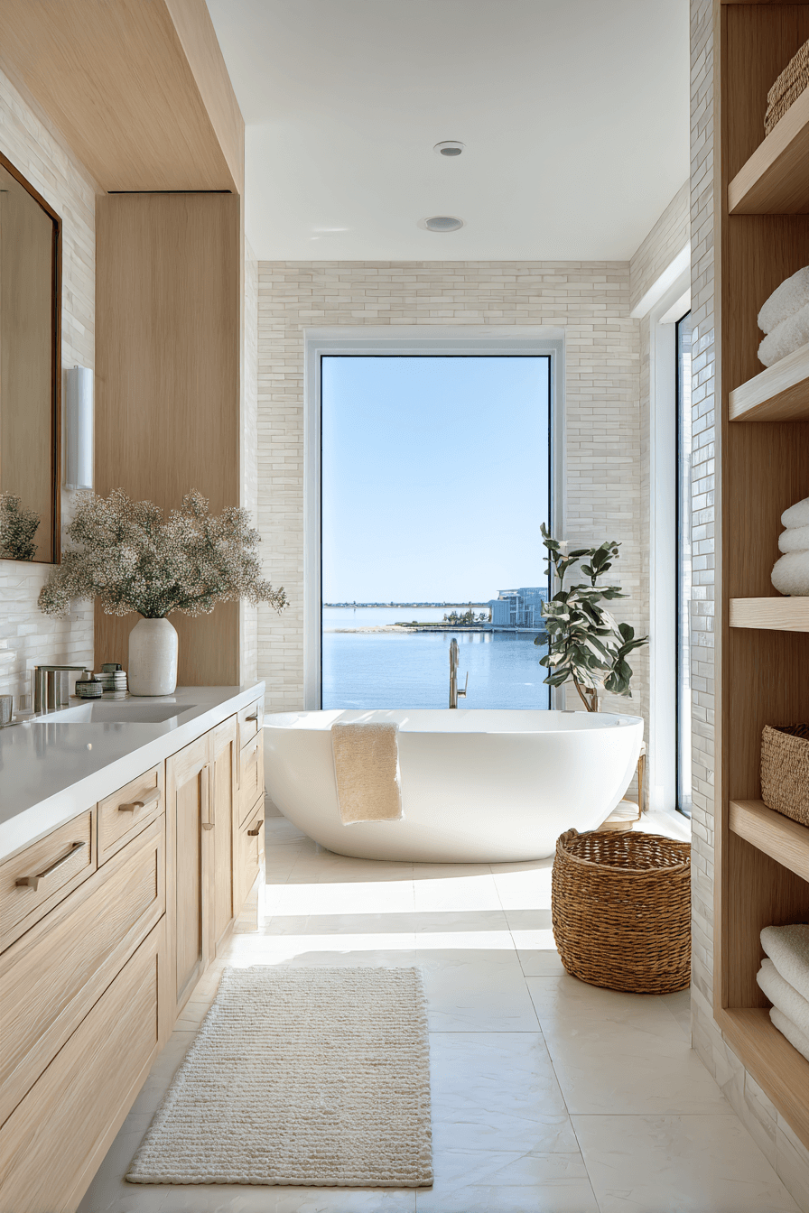 27 Coastal Modern Bathroom Ideas That Bring The Beach Home In Style 26 27 Coastal Modern Bathroom Ideas That Bring The Beach Home In Style