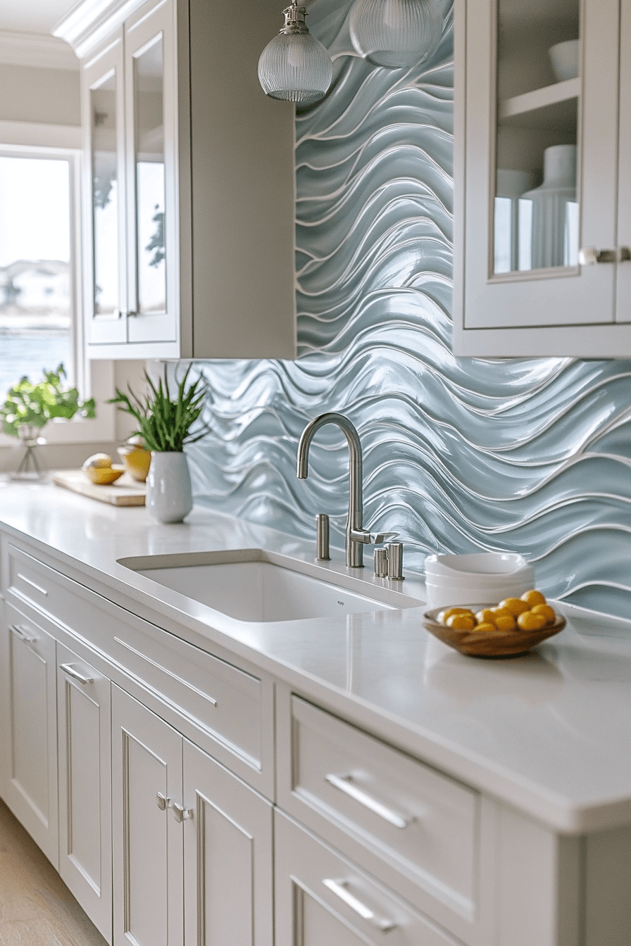 27 Coastal Kitchen Backsplash Ideas That Bring The Beach Into Your Home 27 27 Coastal Kitchen Backsplash Ideas That Bring The Beach Into Your Home