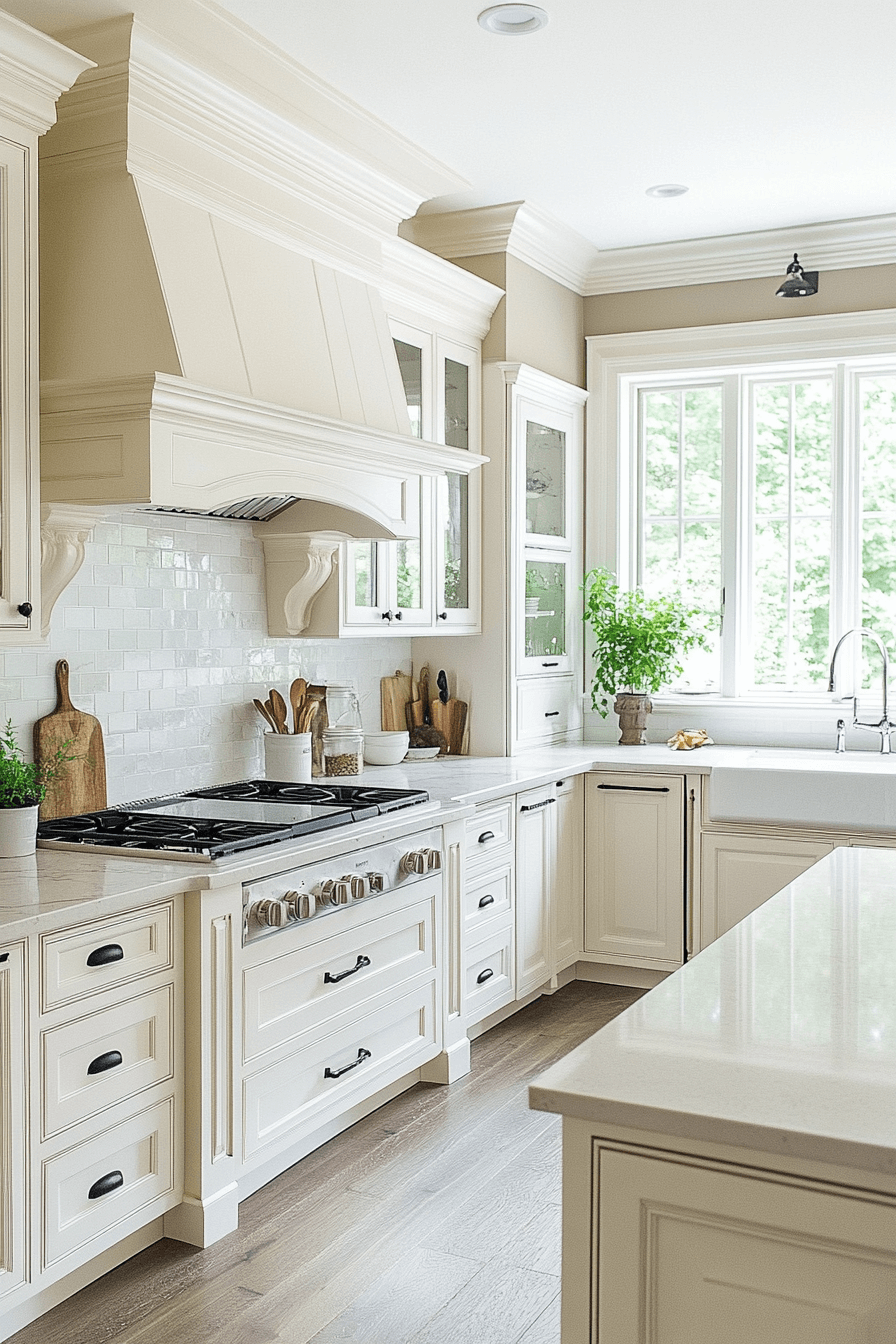 27 Antique White Kitchen Cabinet Ideas That Bring Timeless Elegance To Your Culinary Space 3 27 Antique White Kitchen Cabinet Ideas That Bring Timeless Elegance To Your Culinary Space