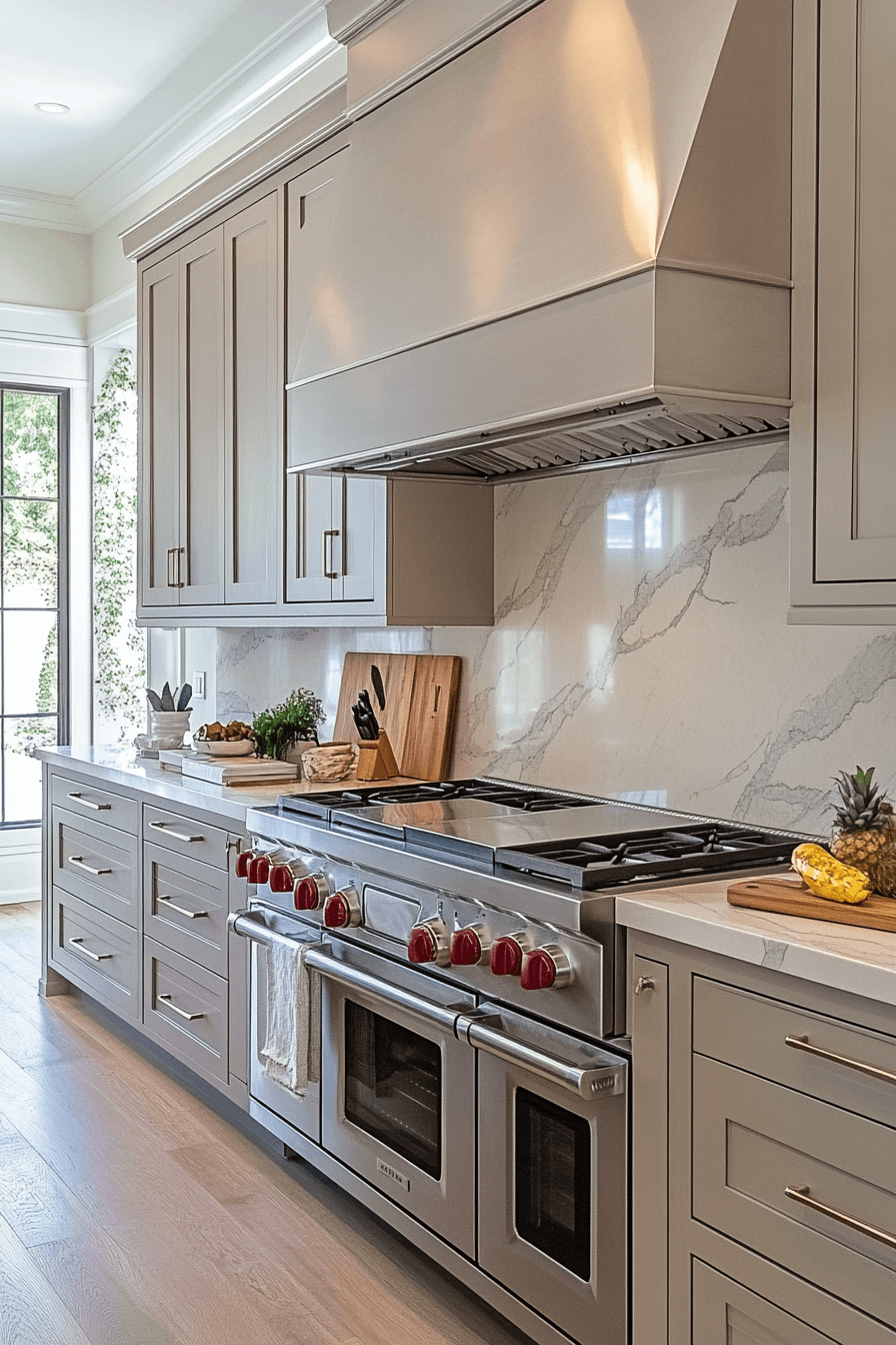 27 Light Taupe Kitchen Cabinets That Nail Sophisticated Warmth 5 27 Light Taupe Kitchen Cabinets That Nail Sophisticated Warmth