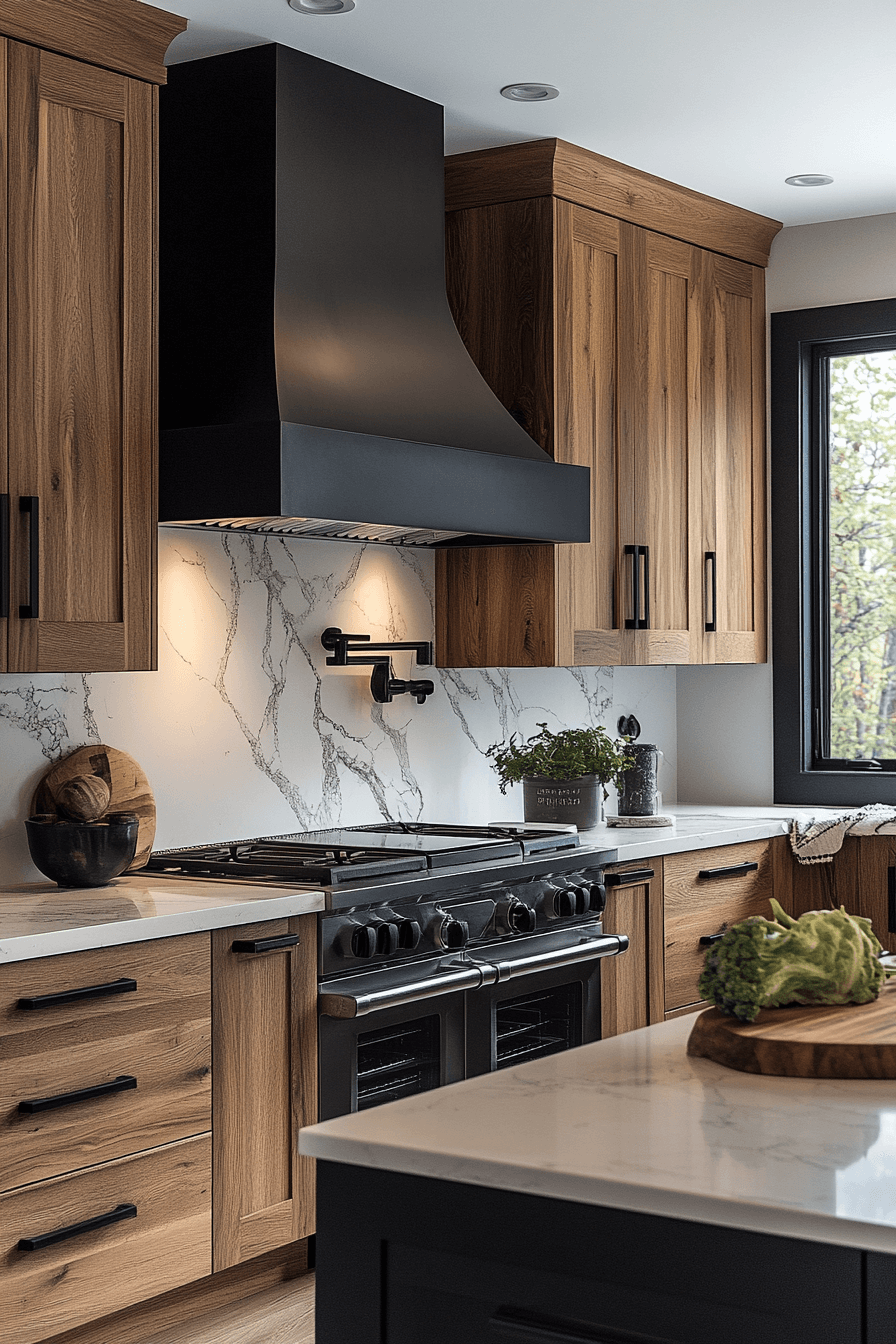 27 Hickory Kitchen Cabinet Ideas That Bring Bold Character And Lasting Beauty 6 27 Hickory Kitchen Cabinet Ideas That Bring Bold Character And Lasting Beauty