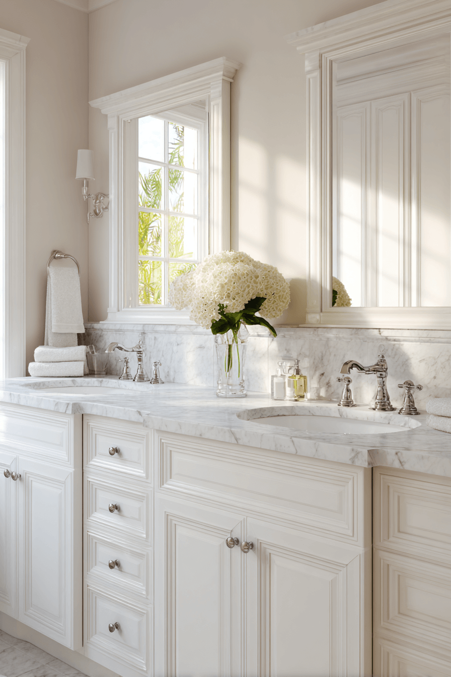 27 Double Sink Bathroom Vanity Ideas That Elevate Your Daily Routine 7 27 Double Sink Bathroom Vanity Ideas That Elevate Your Daily Routine