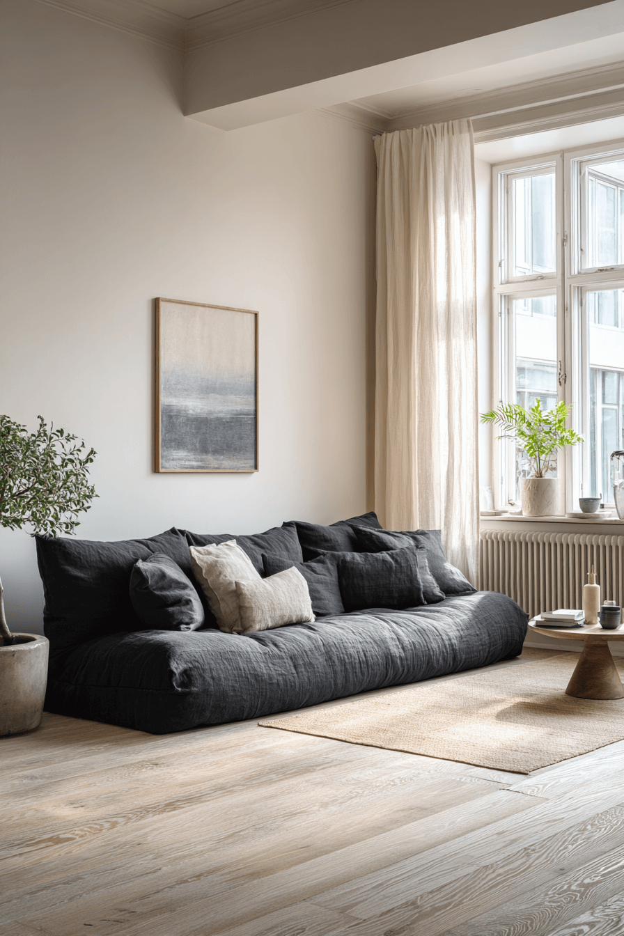 27 Charcoal Couch Living Room Ideas That Create Sophisticated Depth And Timeless Style 7 27 Charcoal Couch Living Room Ideas That Create Sophisticated Depth And Timeless Style