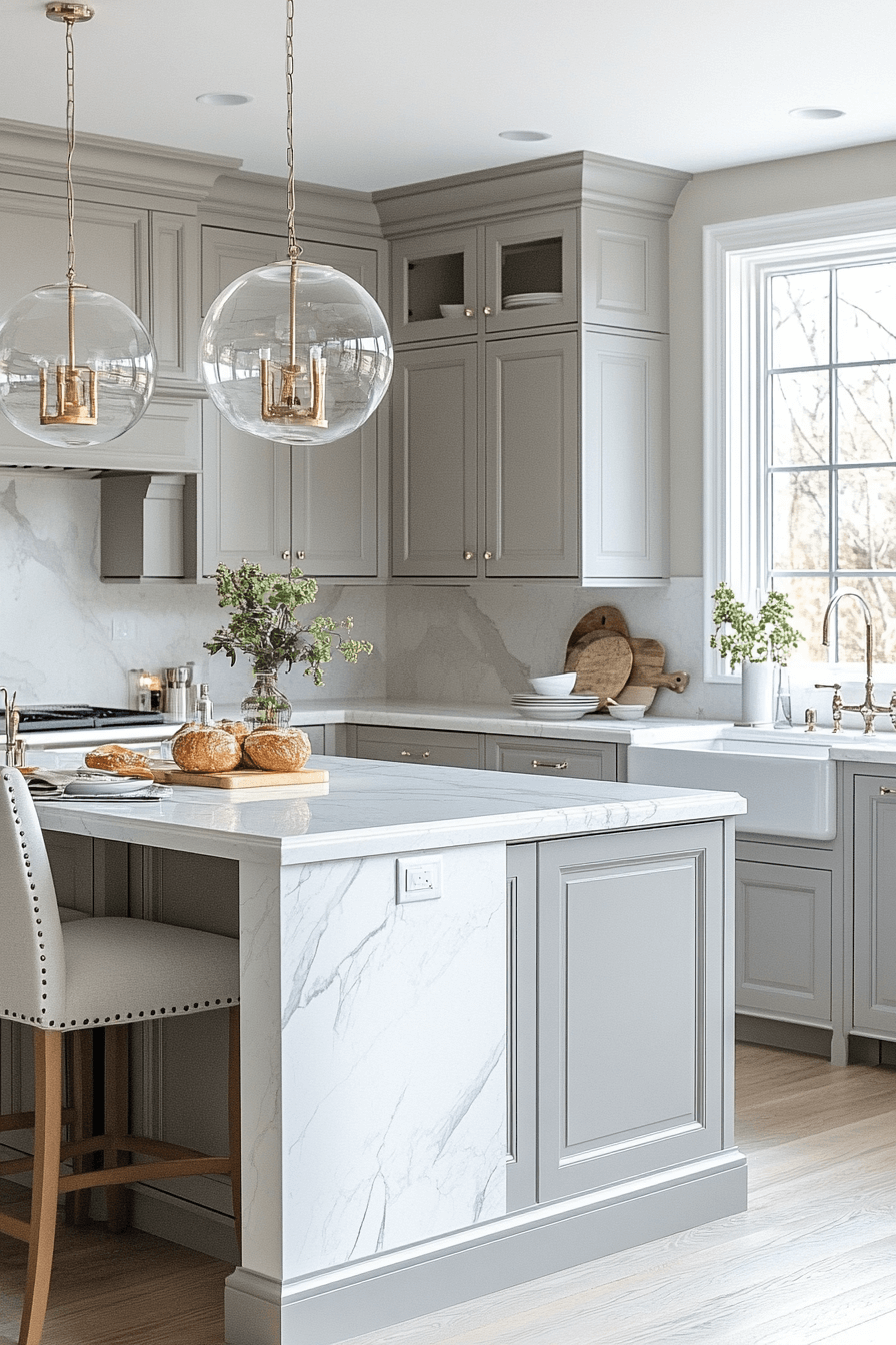 27 Gray Kitchen Cabinets That Outshine Every All-White Kitchen 7 27 Gray Kitchen Cabinets That Outshine Every All-White Kitchen