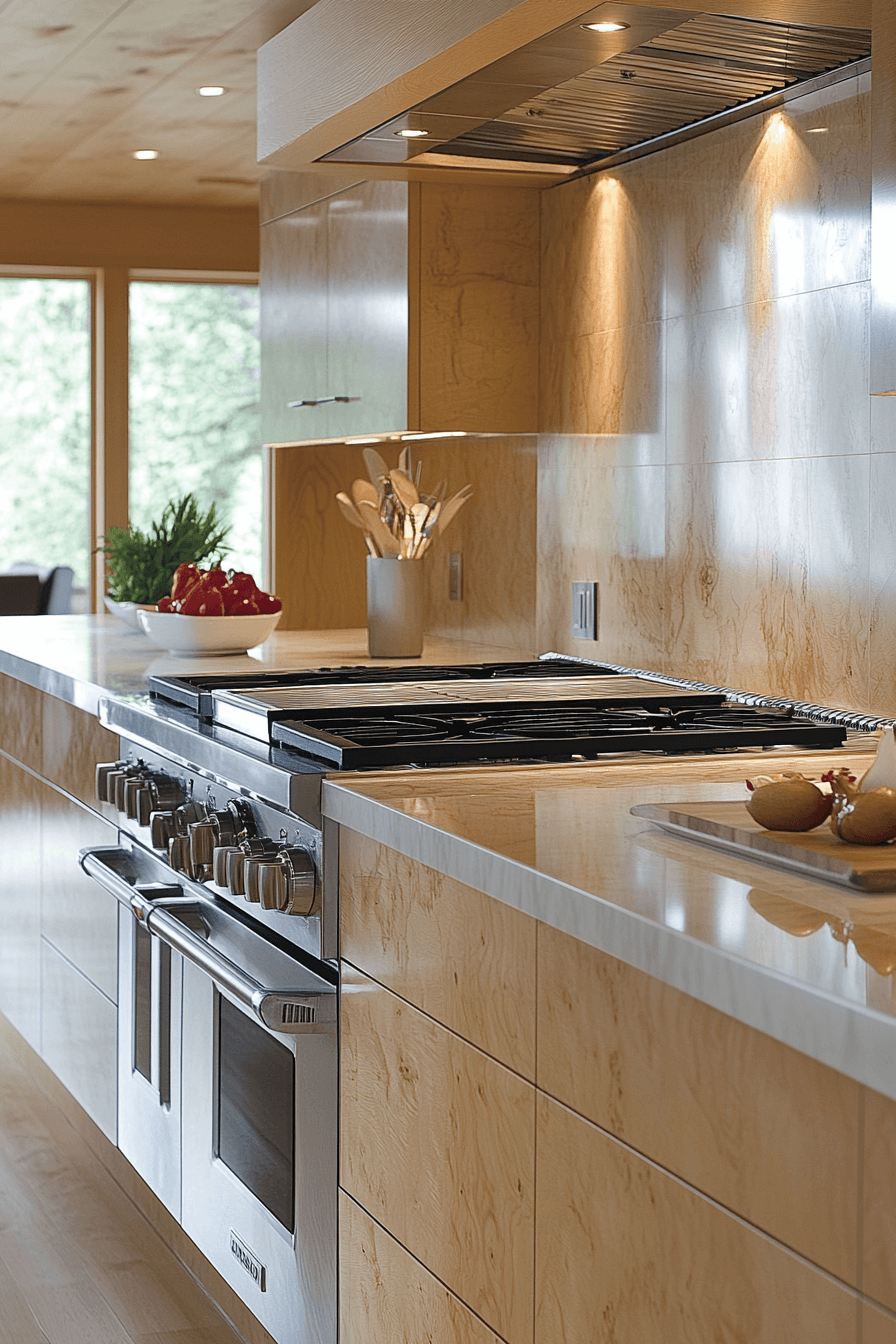 27 Maple Kitchen Cabinet Ideas That Bring Warm Natural Beauty To Your Culinary Space 8 27 Maple Kitchen Cabinet Ideas That Bring Warm Natural Beauty To Your Culinary Space