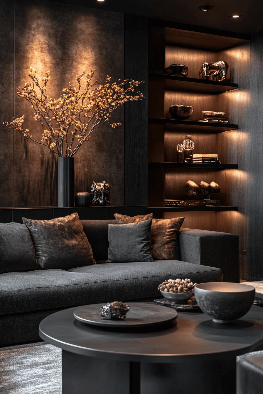 27 Dark Grey Couch Living Room Ideas That Define Quiet Luxury 9 27 Dark Grey Couch Living Room Ideas That Define Quiet Luxury