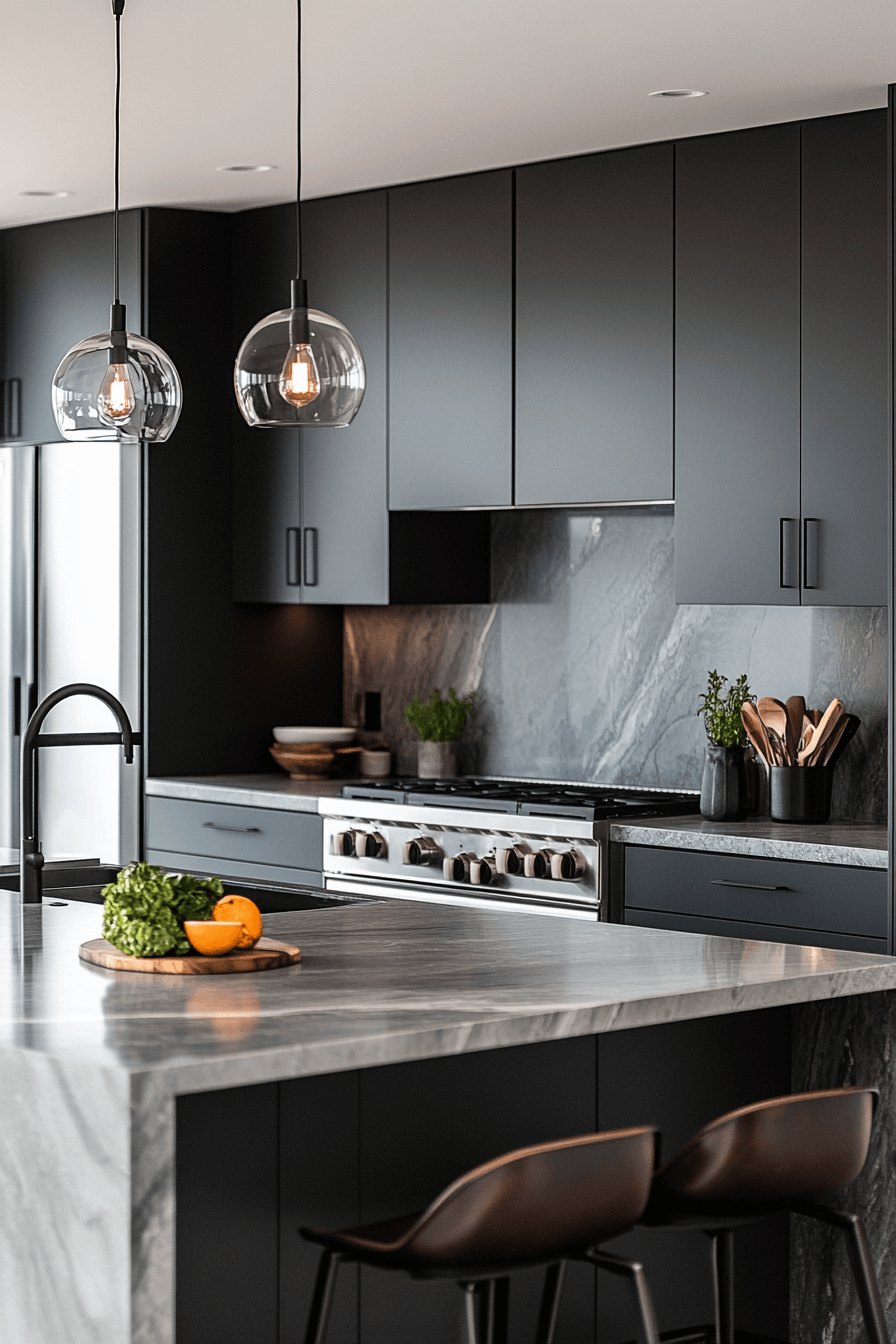 27 Gray Kitchen Cabinets That Outshine Every All-White Kitchen 9 27 Gray Kitchen Cabinets That Outshine Every All-White Kitchen