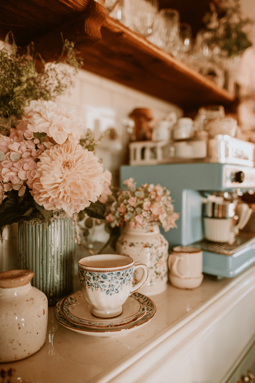 27 Coffee Bar Styling Ideas That Will Transform Your Morning Routine 15 27 Coffee Bar Styling Ideas That Will Transform Your Morning Routine