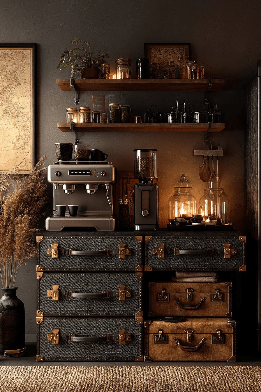 27 Coffee Bar Styling Ideas That Will Transform Your Morning Routine 23 27 Coffee Bar Styling Ideas That Will Transform Your Morning Routine