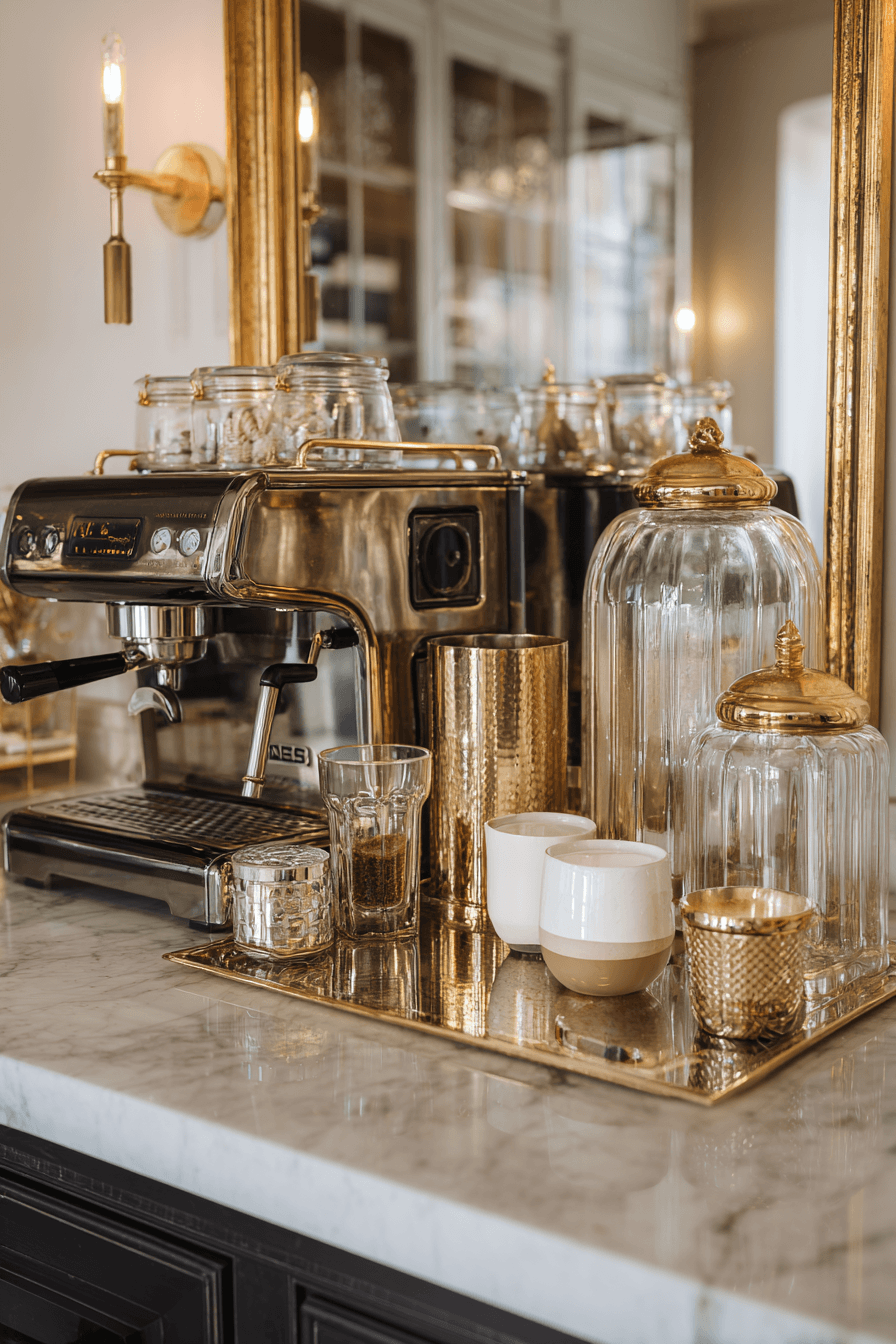 27 Coffee Bar Styling Ideas That Will Transform Your Morning Routine 5 27 Coffee Bar Styling Ideas That Will Transform Your Morning Routine
