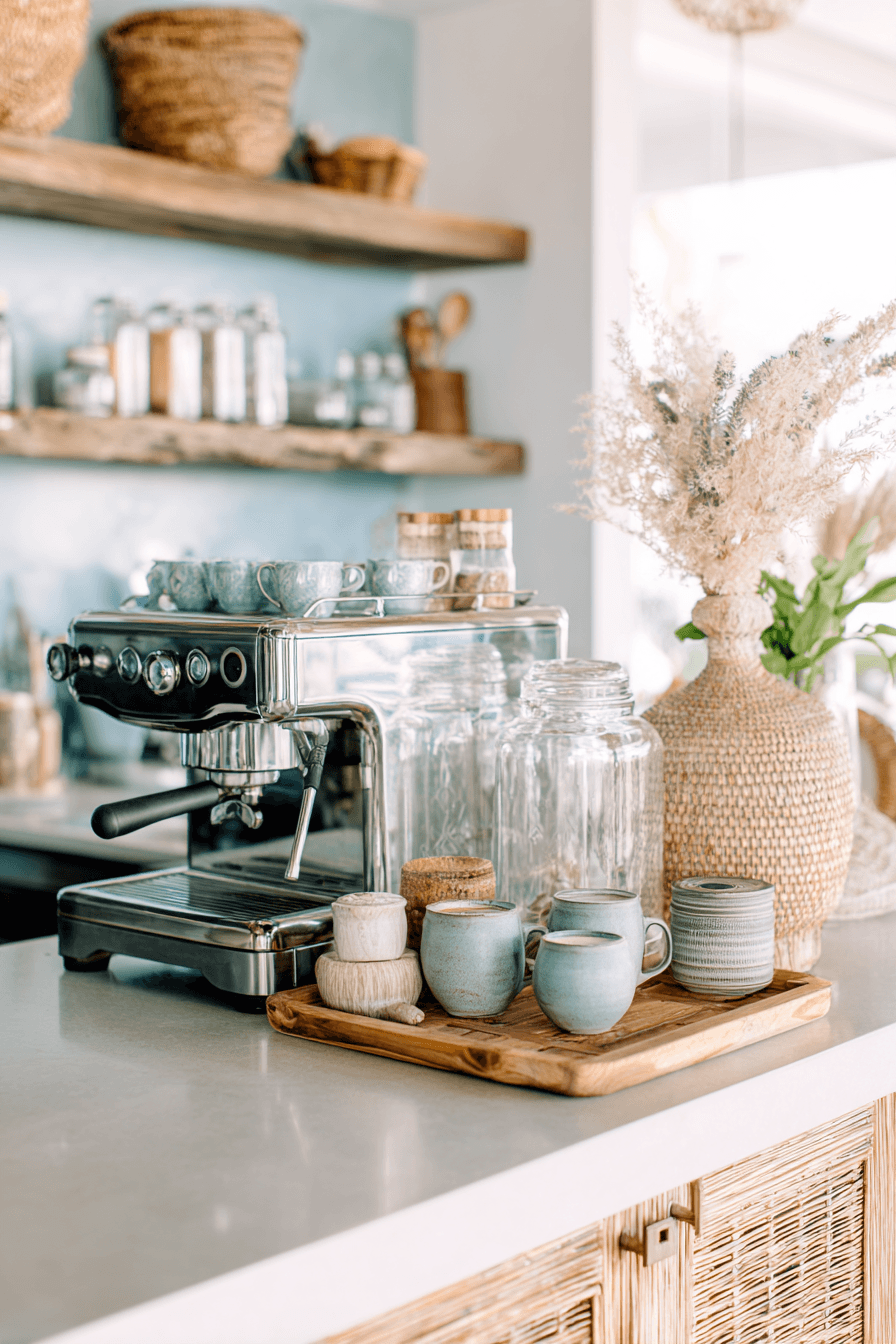 27 Coffee Bar Styling Ideas That Will Transform Your Morning Routine 7 27 Coffee Bar Styling Ideas That Will Transform Your Morning Routine